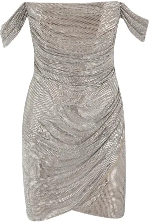 GIUSEPPE DI MORABITO Robe courte à ornements en cristal