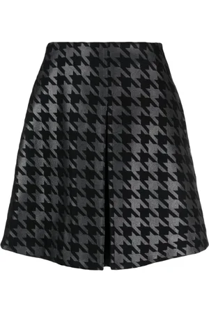 Moncler X FRGMT minijupe à motif pied-de-poule