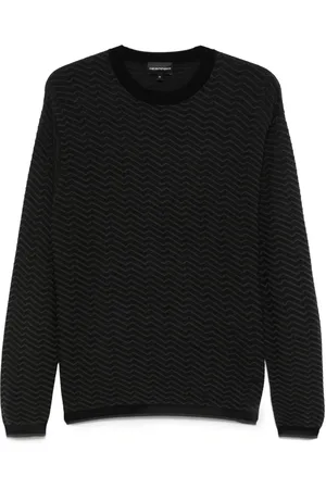 Emporio Armani Pull à design texturé