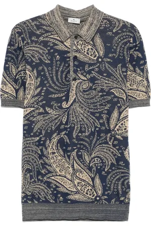 Etro Polo à motif cachemire en jacquard