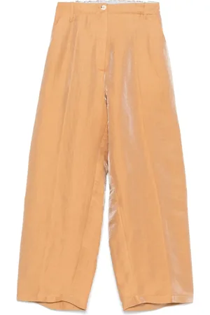 ALYSI Pantalon à détails métallisés