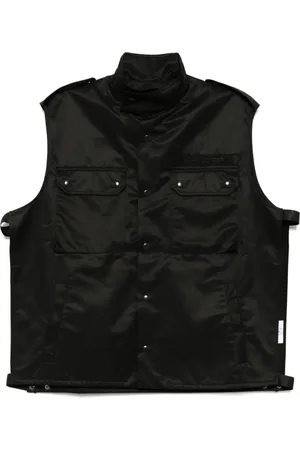Olly Shinder Veste à logo imprimé