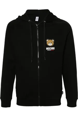 Moschino Sweat zippé à capuche Teddy Bear