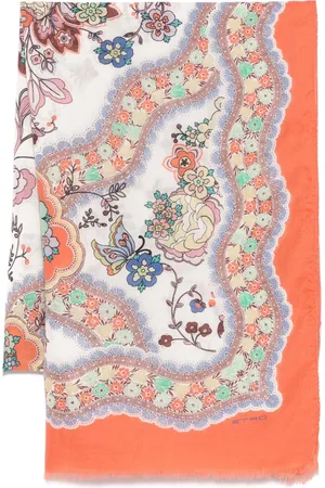 Etro écharpe à motif végétal