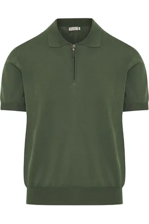 CANALI Polo à col zippé