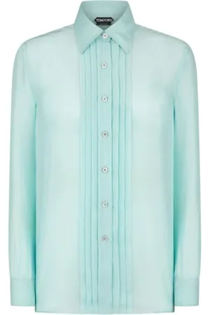 Tom Ford Chemise en soie à détail plissé