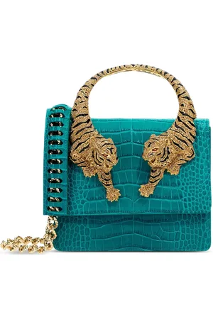 Roberto Cavalli Mini sac à effet peau de crocodile
