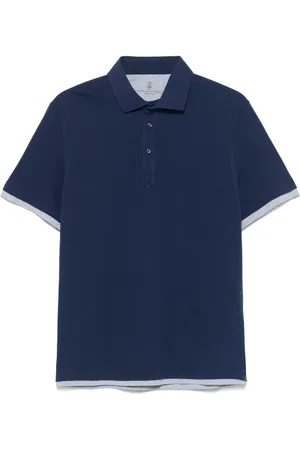 Brunello Cucinelli Polo à effet superposé