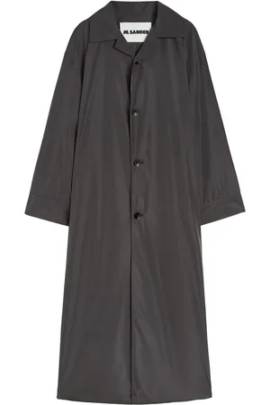 Jil Sander Manteau droit à simple boutonnage