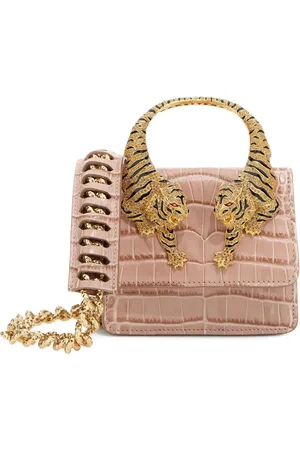Roberto Cavalli Mini sac à effet peau de crocodile