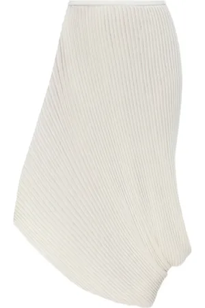 Issey Miyake Jupe plissée à design asymétrique