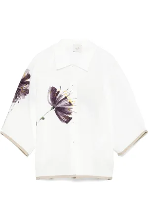 ALYSI Chemise imprimée à détail noué