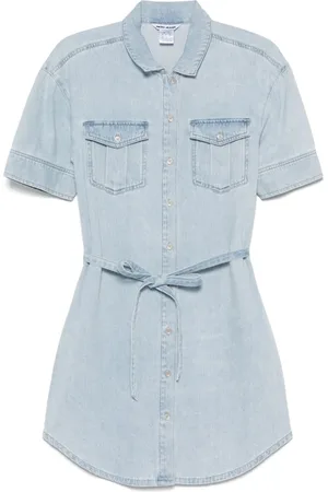 DKNY Robe en jean à coupe courte