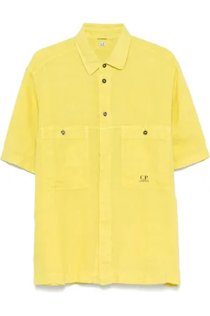 C.P. Company Chemise en lin à manches courtes