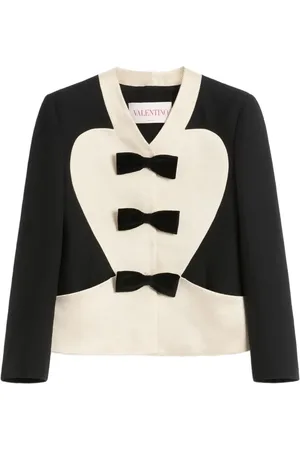 VALENTINO GARAVANI Blazer Crepe Couture à détail de nœud