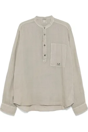 C.P. Company Chemise en lin à manches longues