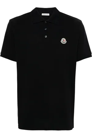 Moncler Polo en coton piqué à logo appliqué