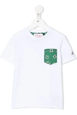 MC2 SAINT BARTH T-shirt à poche poitrine