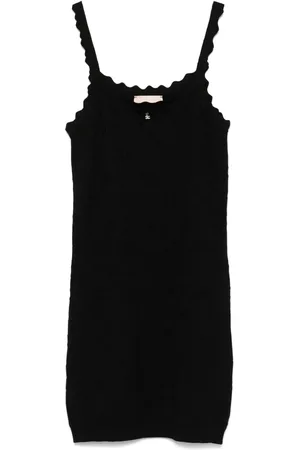 Elisabetta Franchi Robe à logo en jacquard