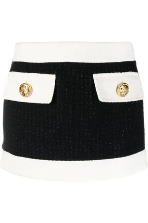 Dsquared2 Minijupe bicolore en tweed