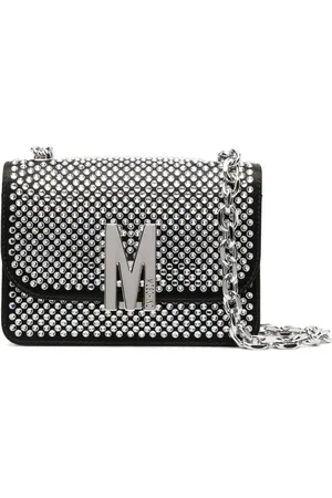 Moschino Sac à bandoulière à ornements en cristal