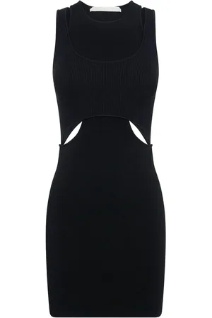 DION LEE Robe courte à détails de découpes