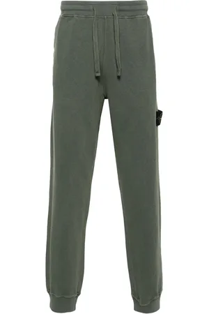 Stone Island Pantalon de jogging à patch logo