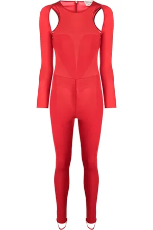 Alexander McQueen Combinaison à manches longues