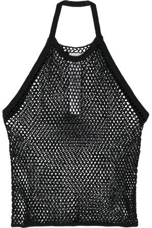 DOUBLET Haut en mesh à dos nu
