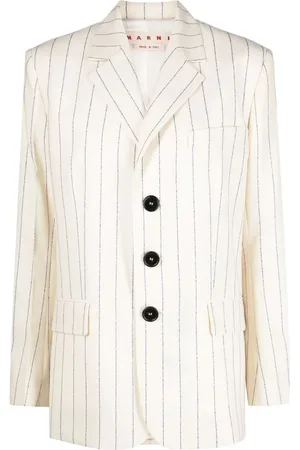 Marni Blazer rayé en laine vierge