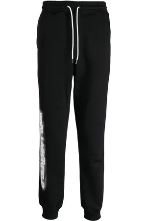 Karl Lagerfeld Pantalon de jogging en coton à logo imprimé