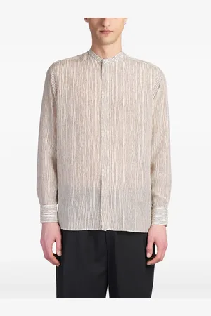 LANEUS Chemise à boutonnière sur le devant