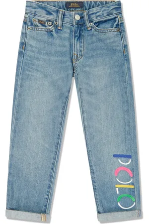 Ralph Lauren Jean droit à logo brodé