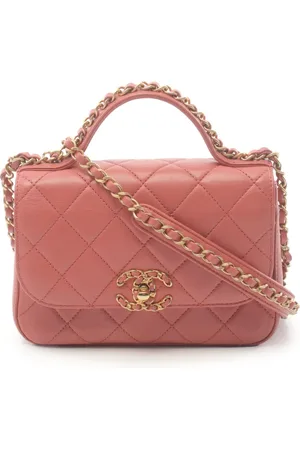 CHANEL Sac porté épaule en cuir matelassé (2019)