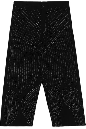 Glass Cypress Pantalon à broderies