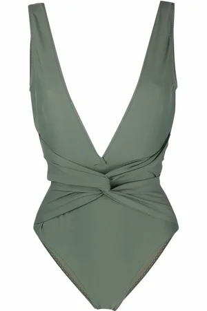 Noire Swimwear Maillot de bain à col v