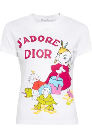 Dior T-shirt à imprimé graphique (2002)