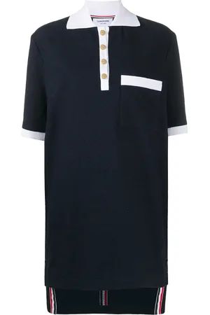 Thom Browne Robe courte à empiècements contrastants