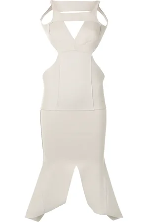 Rick Owens Robe Sling en maille à détail de fente