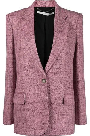 Stella McCartney Blazer en laine à simple boutonnage