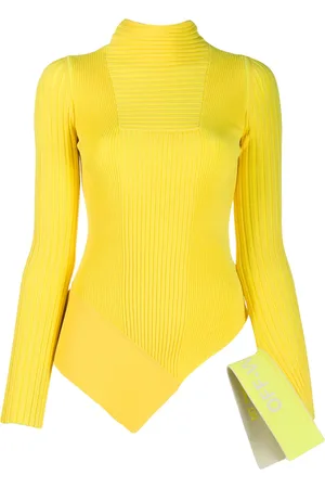 OFF-WHITE Top asymétrique en maille