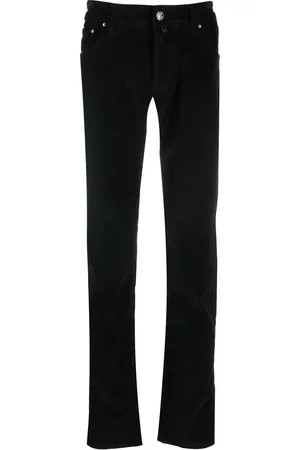 Jacob Cohen Pantalon slim à taille mi-haute
