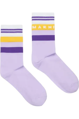 Marni Chaussettes à logo brodé