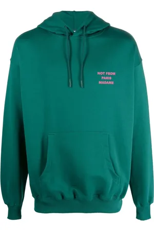 Drôle de Monsieur Hoodie à slogan brodé