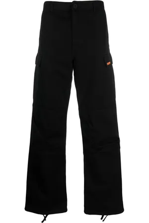 Heron Preston Pantalon ample à patch logo