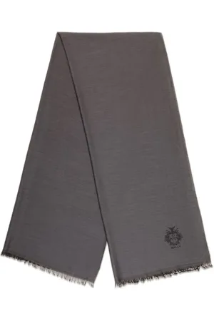 Bally écharpe à logo brodé