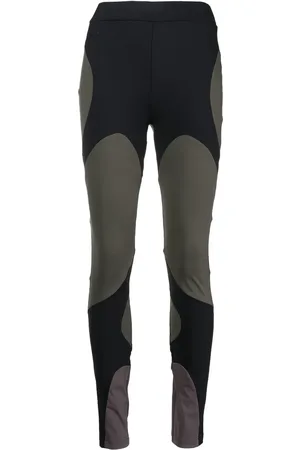HELIOT EMIL Legging bicolore à logo imprimé
