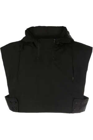 Off-Duty Gilet crop Del à capuche