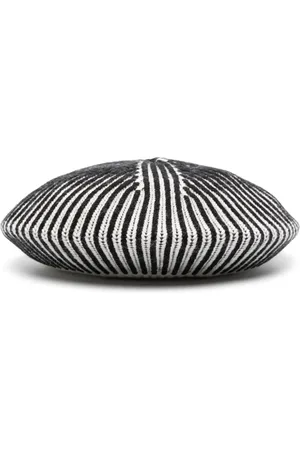 Pinko Béret rayé à logo brodé