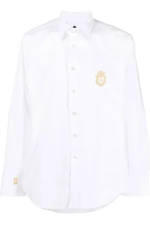 BILLIONAIRE Chemise Silver Cut à manches longues